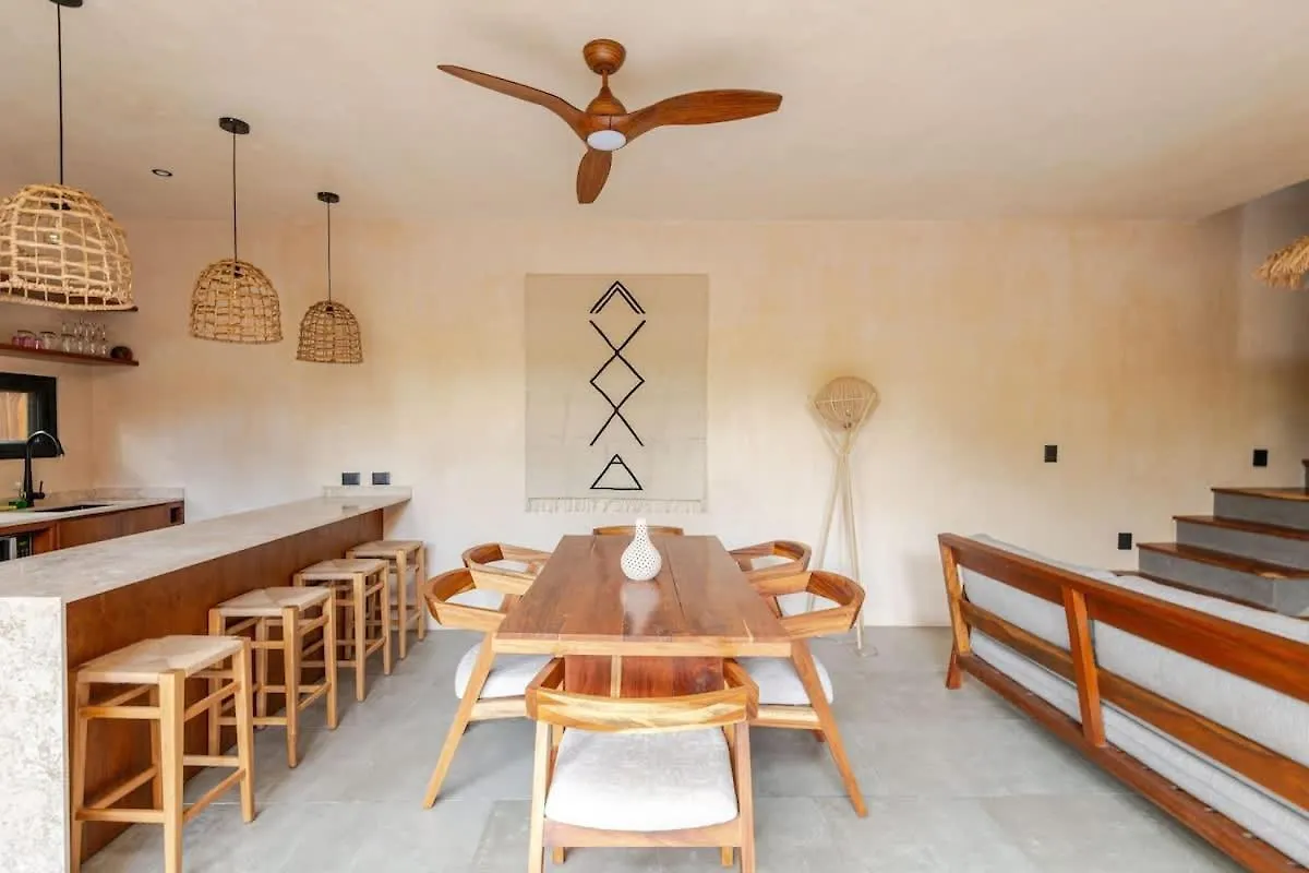 Villa Bambu Con Alberca Privada En Tulum
