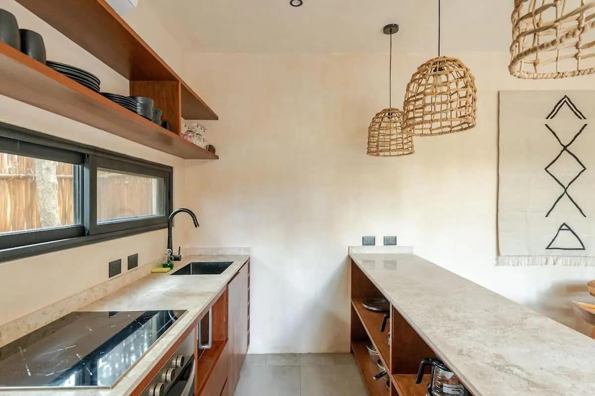Villa Bambu Con Alberca Privada En Tulum