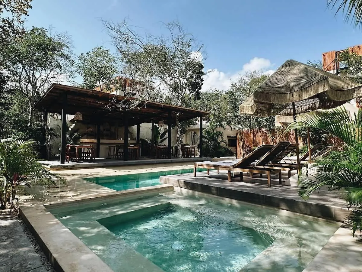 Villa Bambu Con Alberca Privada En Tulum