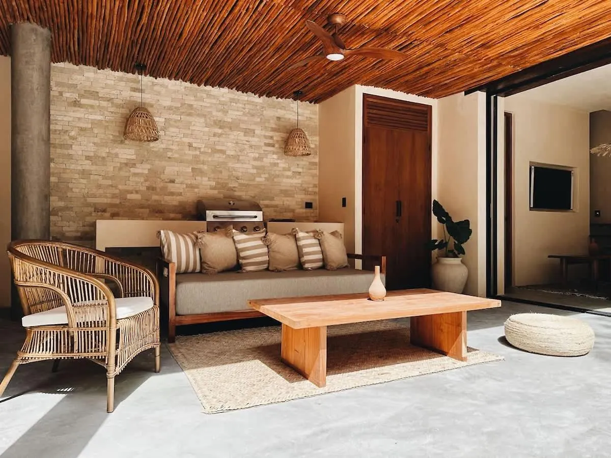 Villa Bambu Con Alberca Privada En Tulum