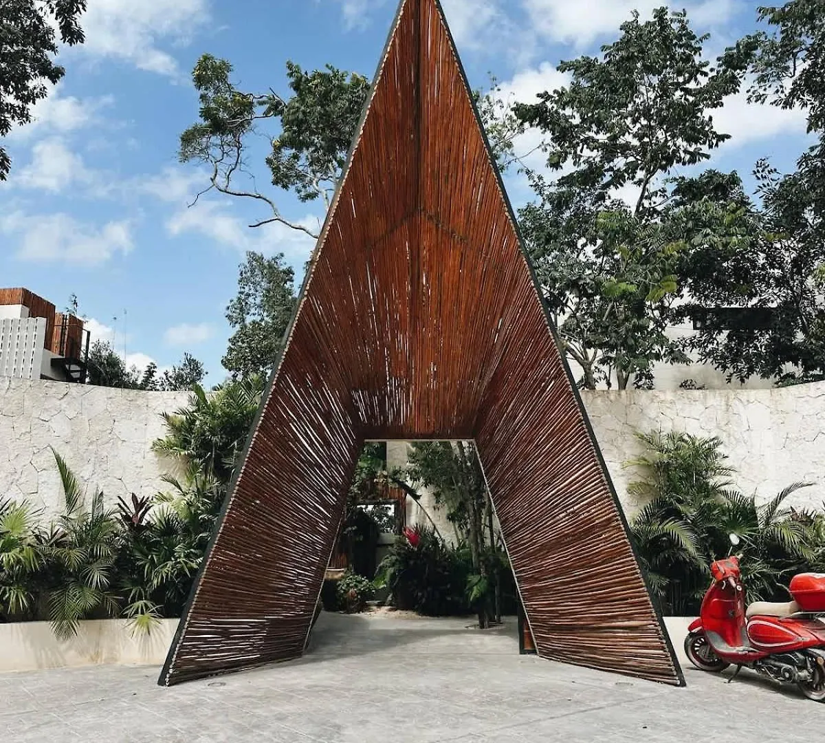Villa Bambu Con Alberca Privada En Tulum Mexico