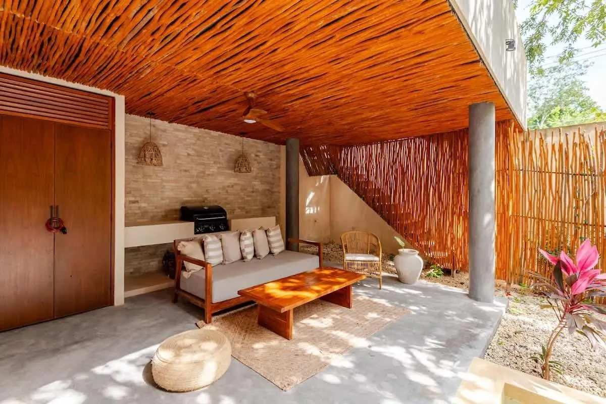 Villa Bambu Con Alberca Privada En Tulum