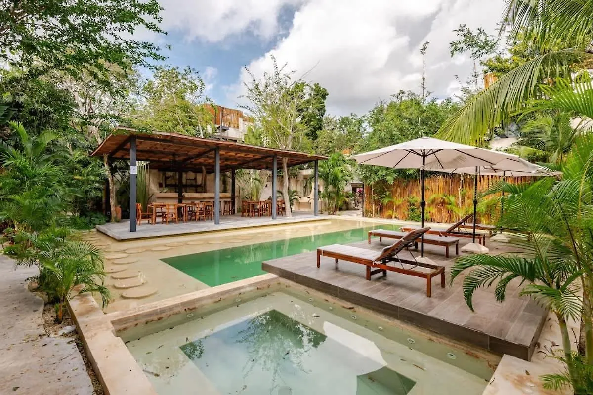 Villa Bambu Con Alberca Privada En Tulum