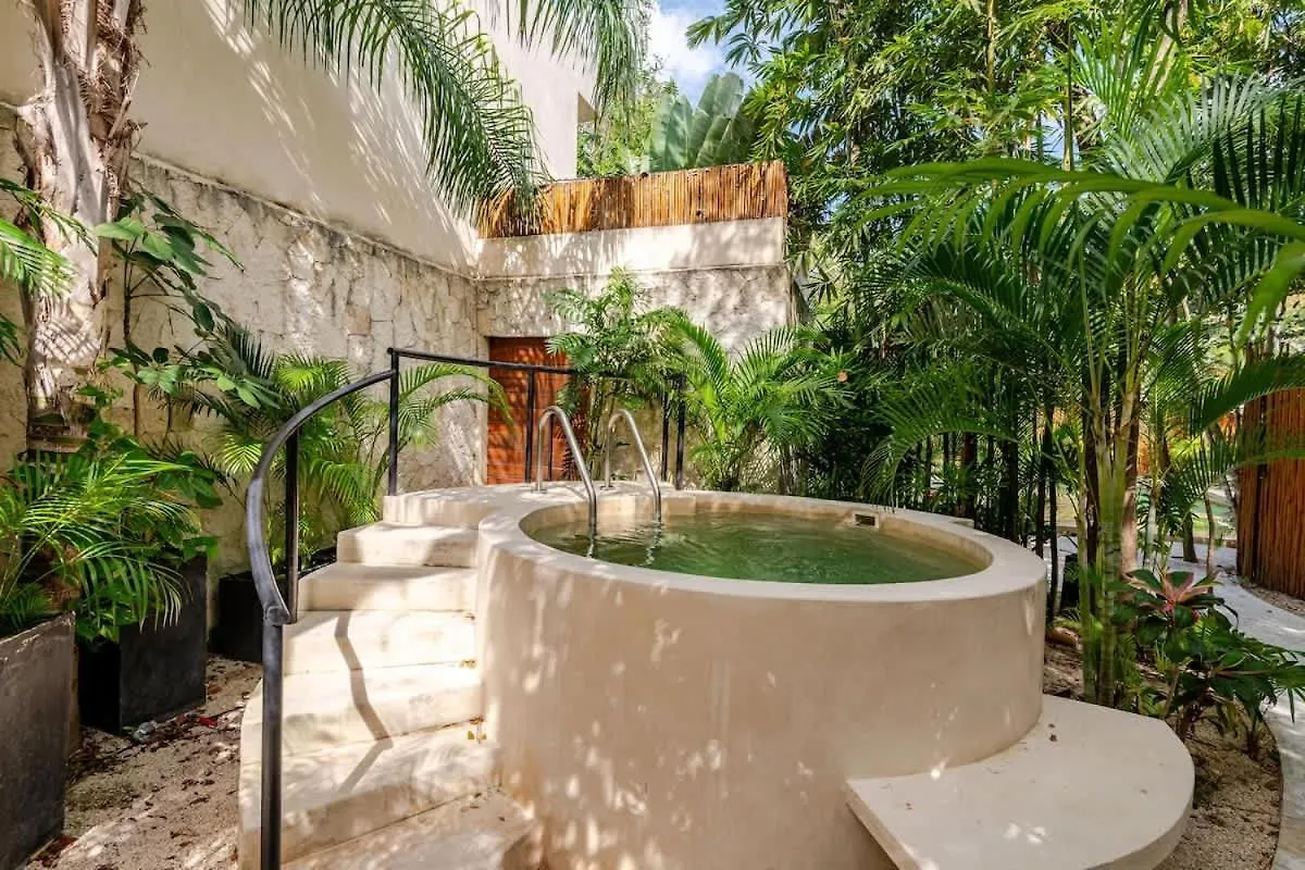 Villa Bambu Con Alberca Privada En Tulum