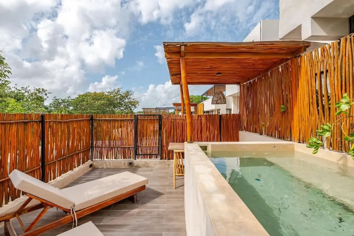 Villa Bambu Con Alberca Privada En Tulum