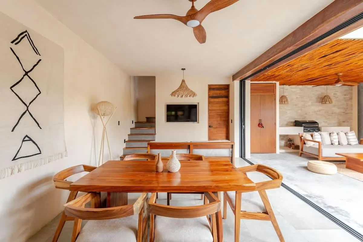 Villa Bambu Con Alberca Privada En Tulum