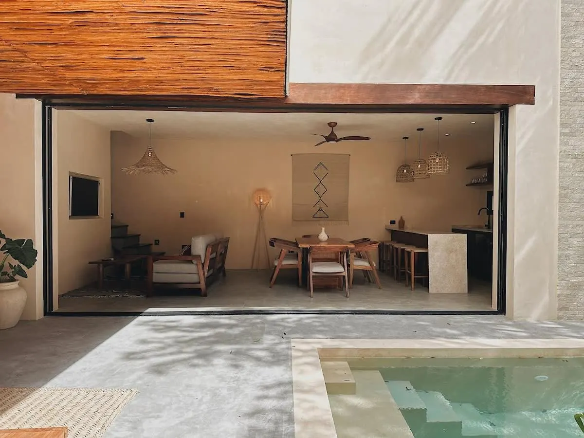 Villa Bambu Con Alberca Privada En Tulum