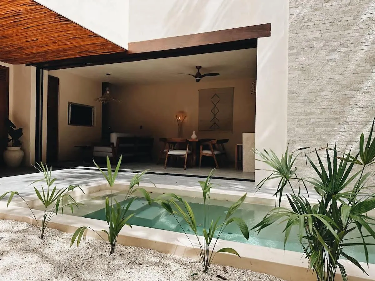 Villa Bambu Con Alberca Privada En Tulum Mexico